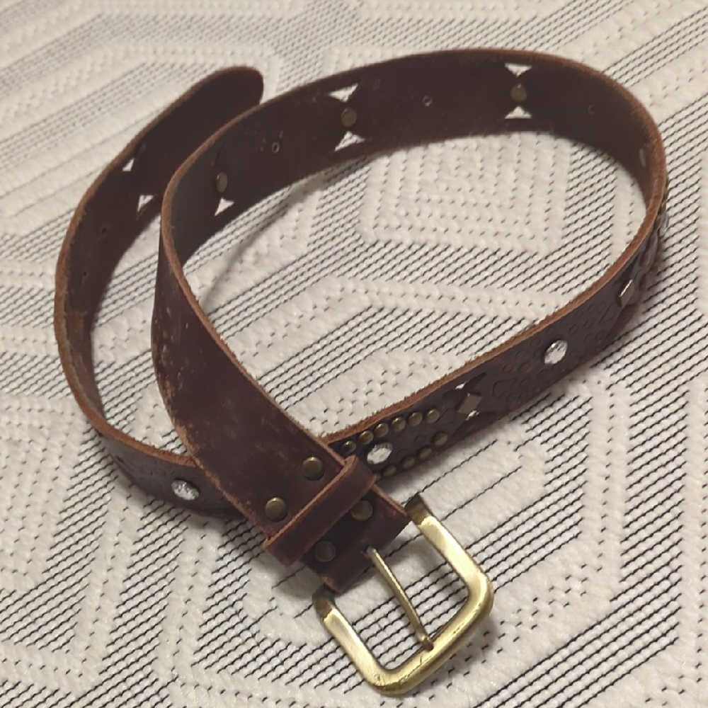 Banana Republic Dark Brown Leather Belt
